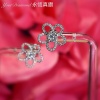 YELD001106 , 18K白色黃金鑽石耳環 Diamond Earring