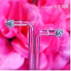 YELD001122 , 18K白色黃金鑽石耳環 Diamond Earring