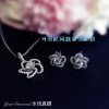 YELD001122 , 18K白色黃金鑽石耳環 Diamond Earring