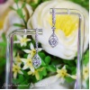 YELD001123 , 18K白色黃金鑽石耳環 Diamond Earring