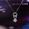 YPLD002015 , 18K白色黃金鑽石吊墜 Diamond Pendant