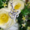 YPCD001006, GIA 證書0.40ct Diamond, 18K白色黃金鑽石吊墜 Diamond Pendant