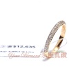 DRA00003006, 18K玫瑰金3行鑽石條戒 Diamond Ring